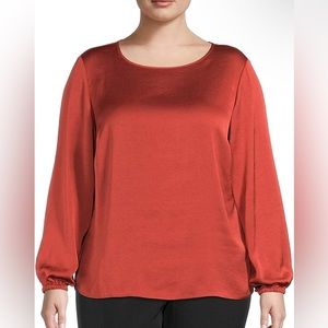 Kasper Womens Plus Blouse 3X